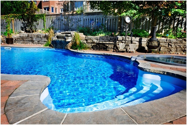 family swimming pool